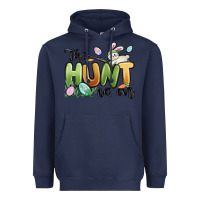 Navy the hunt is on Heavyweight Hoodie - MaliasSmallBusiness