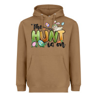 Toasted Coconut the hunt is on Heavyweight Hoodie - MaliasSmallBusiness