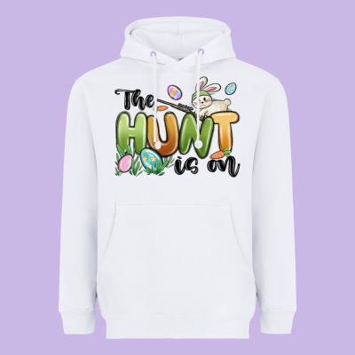 The Hunt Is On Heavyweight Hoodie Designed By Maliassmallbusiness