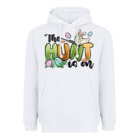 White the hunt is on Heavyweight Hoodie - MaliasSmallBusiness