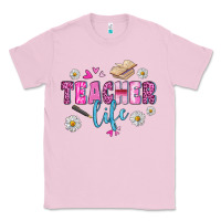 Bubblegum Pink teacher life Classic Tee - BundleAndBundleShop