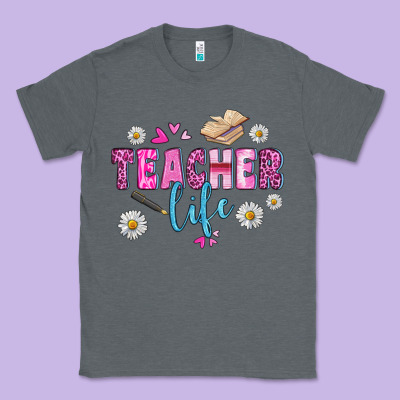 Teacher Life Classic Tee Designed By Bundleandbundleshop
