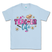 Dusty Blue teacher life Classic Tee - BundleAndBundleShop