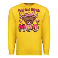 Lemon you had me at moo Premium Sweatshirt - MaliasSmallBusiness