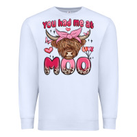 White you had me at moo Premium Sweatshirt - MaliasSmallBusiness