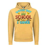 Vintage Mustard watch out pre school here i come Vintage Hoodie - texasbilliewilder