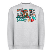 Heather Grey lab tech Heavyweight Sweatshirt - texasbilliewilder