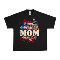 Black American Mom 4th of July Urban Heavy Tee - CowGirlArtShop