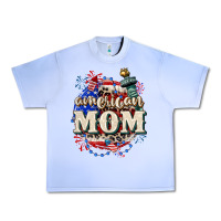 Grape Ice American Mom 4th of July Urban Heavy Tee - CowGirlArtShop