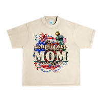 Sandshell American Mom 4th of July Urban Heavy Tee - CowGirlArtShop