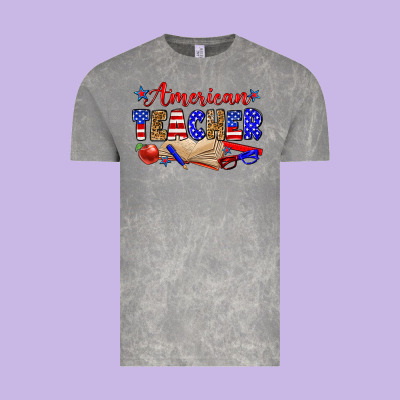 American Teacher Vintage Tee Designed By Zillion Design Studio