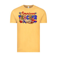 Vintage Mustard American teacher Vintage Tee - Zillion Design Studio