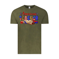 Vintage Olive American teacher Vintage Tee - Zillion Design Studio