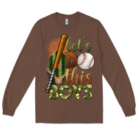 Chestnut let's do this boys field baseball Long Sleeve Tee - BundleAndBundleShop