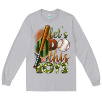 Moon Dust let's do this boys field baseball Long Sleeve Tee - BundleAndBundleShop