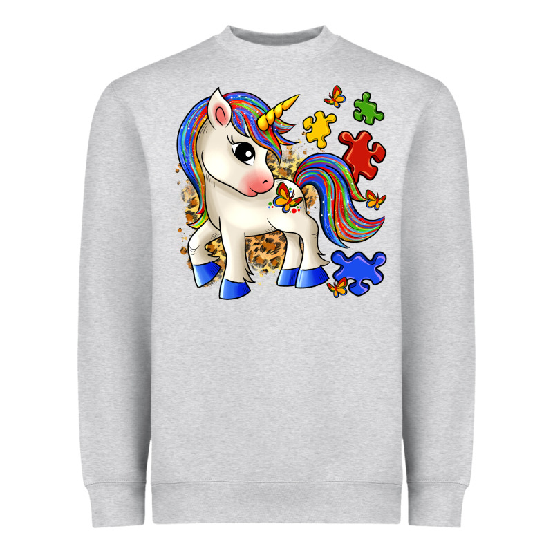Autism Unicorn Heavyweight Sweatshirt by Zillion Design Studio | Teevron
