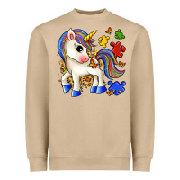 Mushroom autism unicorn Heavyweight Sweatshirt - Zillion Design Studio