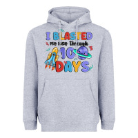 Heather Grey i blasted my way through 100 days Heavyweight Hoodie - MaliasSmallBusiness