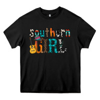 Black southern girl Heavy Core Tee - RacoonDesign