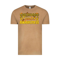 Vintage Camel Childhood Cancer Awareness Vintage Tee - texasbilliewilder