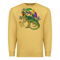 Antique Gold mardi gras tree rex Premium Sweatshirt - MaliasSmallBusiness