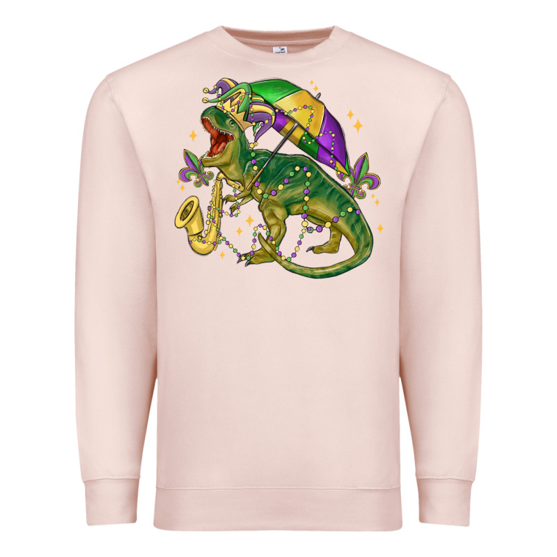 Mardi Gras Tree Rex Premium Sweatshirt by MaliasSmallBusiness | Teevron