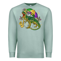 Seafoam mardi gras tree rex Premium Sweatshirt - MaliasSmallBusiness