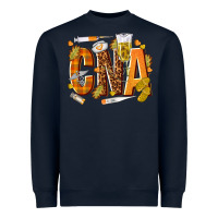 Navy fall cna Heavyweight Sweatshirt - texasbilliewilder