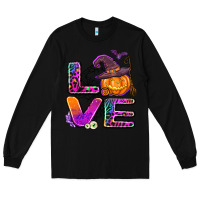 Black halloween love Long Sleeve Tee - AdoDesignShop
