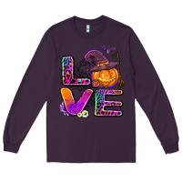 Plum halloween love Long Sleeve Tee - AdoDesignShop