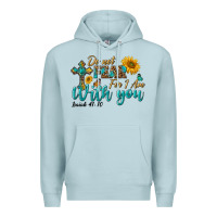 Blue Mist do not fear for i am with you Premium Hoodie - BundleAndBundleShop