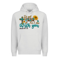 Dove Grey do not fear for i am with you Premium Hoodie - BundleAndBundleShop