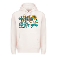 Pale Pink do not fear for i am with you Premium Hoodie - BundleAndBundleShop
