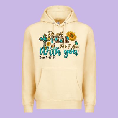 Do Not Fear For I Am With You Premium Hoodie Designed By Bundleandbundleshop