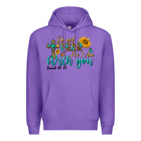 Purple do not fear for i am with you Premium Hoodie - BundleAndBundleShop