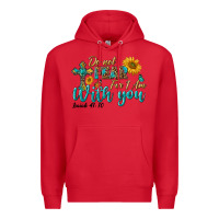 Red do not fear for i am with you Premium Hoodie - BundleAndBundleShop