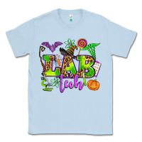 Dusty Blue lab tech halloween Classic Tee - AdoDesignShop