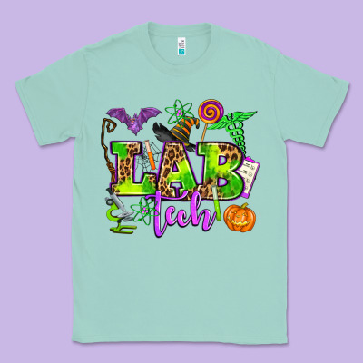 Lab Tech Halloween Classic Tee Designed By Adodesignshop
