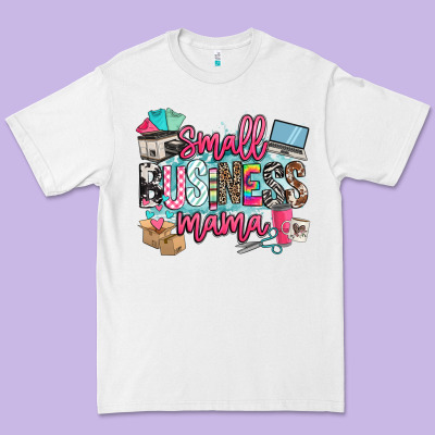 Small Business Mama Premium Tee Designed By Barkaloodesign