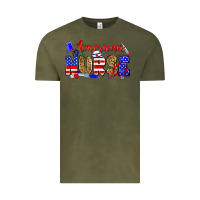 Vintage Olive American nurse Vintage Tee - Zillion Design Studio