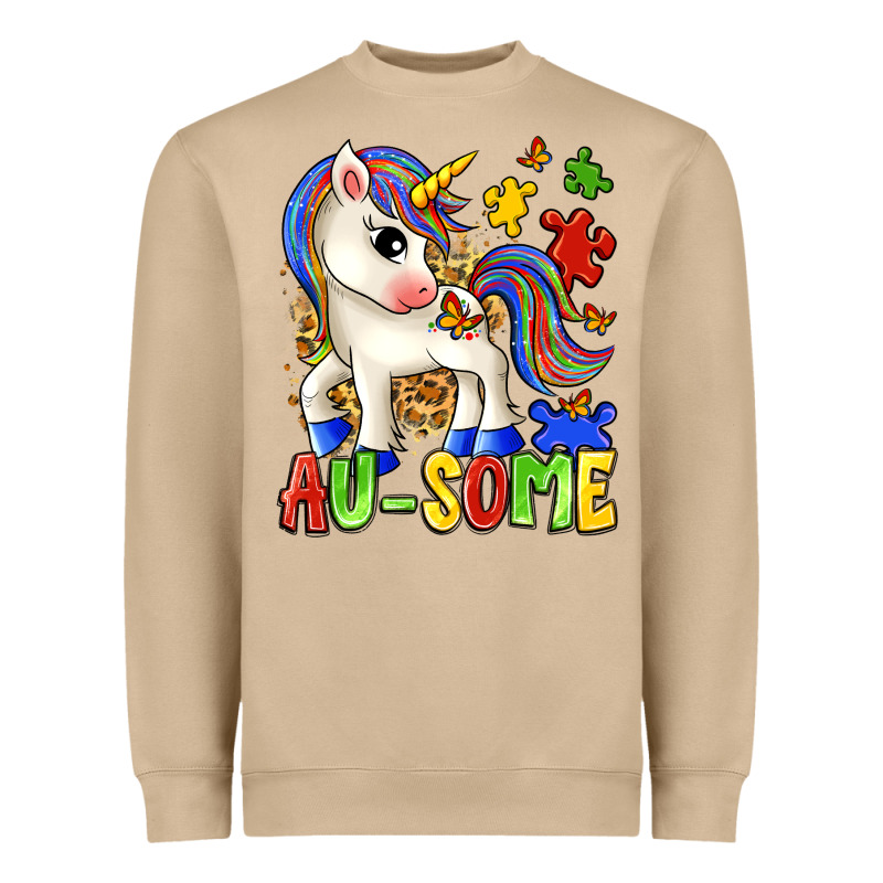 Au Some Unicorn Heavyweight Sweatshirt by Zillion Design Studio | Teevron