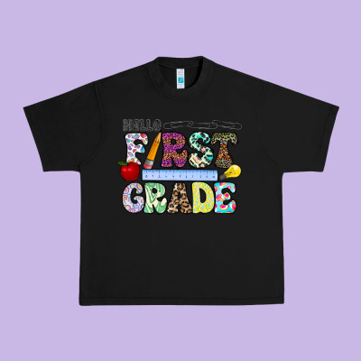 Hellofirstgrade Urban Heavy Tee Designed By Cowhidedigitalart