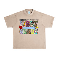 French Oak hellofirstgrade Urban Heavy Tee - CowhideDigitalArt