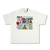 Pistachio hellofirstgrade Urban Heavy Tee - CowhideDigitalArt