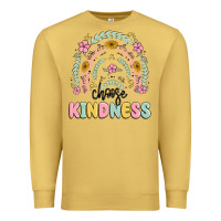 Antique Gold choose kindness Premium Sweatshirt - MaliasSmallBusiness