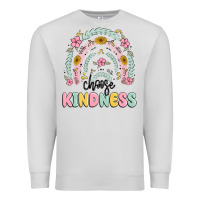 Dove Grey choose kindness Premium Sweatshirt - MaliasSmallBusiness