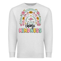 Oatmeal Heather choose kindness Premium Sweatshirt - MaliasSmallBusiness