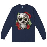 Navy skull cactus Long Sleeve Tee - JahusDesignShop