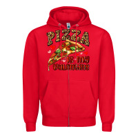 Red pizza is my valentine Zipper Hoodie - AdoDesignShop
