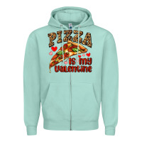 Seafoam pizza is my valentine Zipper Hoodie - AdoDesignShop